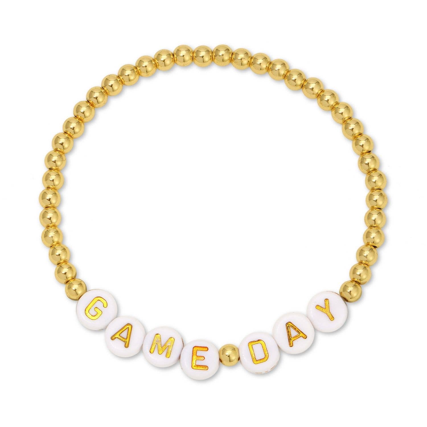 Game Day Beaded Bracelet