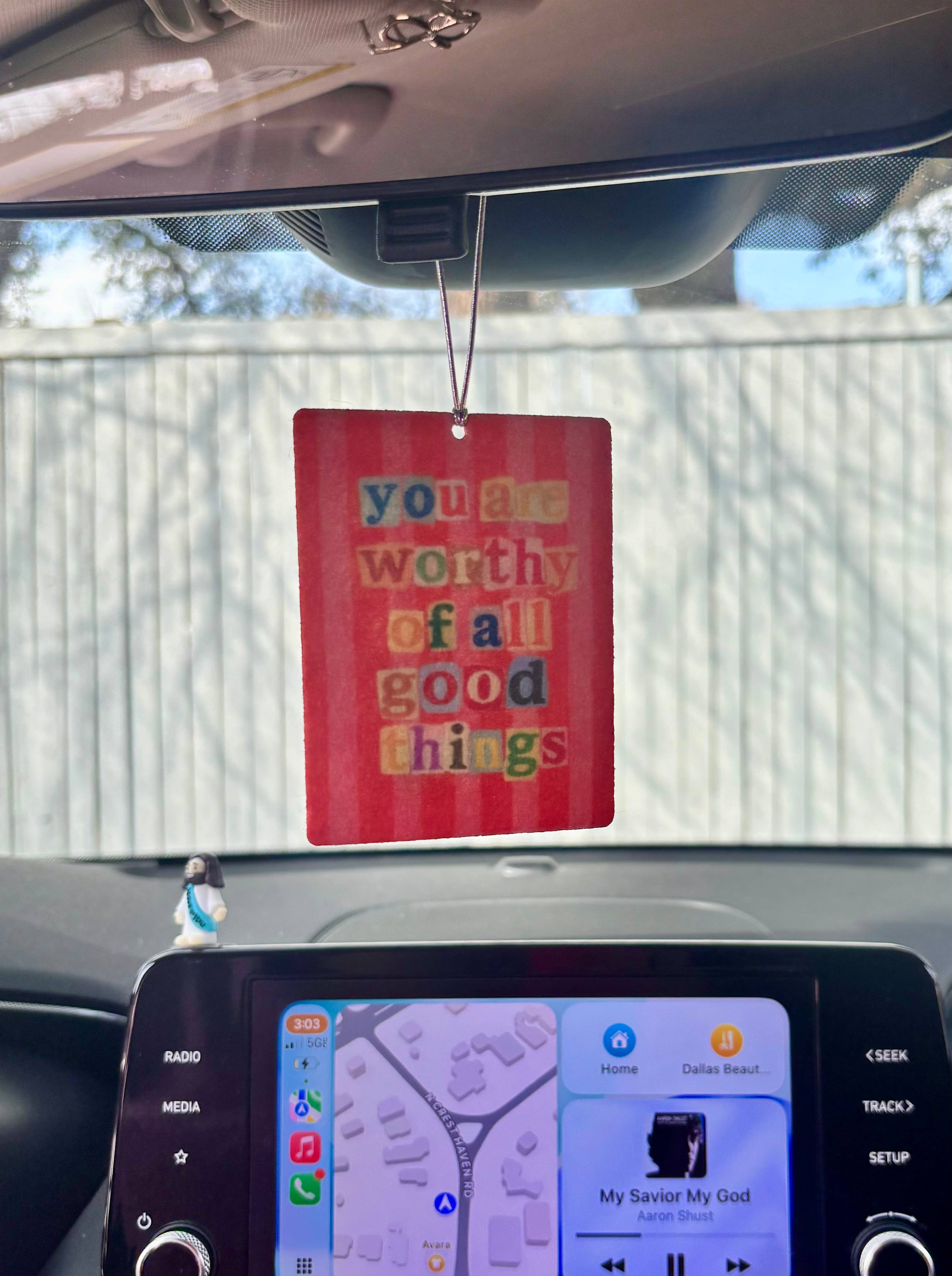 Girly Trendy Felt Freshie Boutique Car Air Freshener