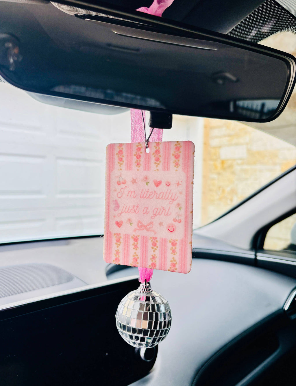 Coquette Trendy Felt Freshie Boutique Car Air Freshener
