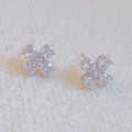 Sparkle Mini Cross Stud Earrings