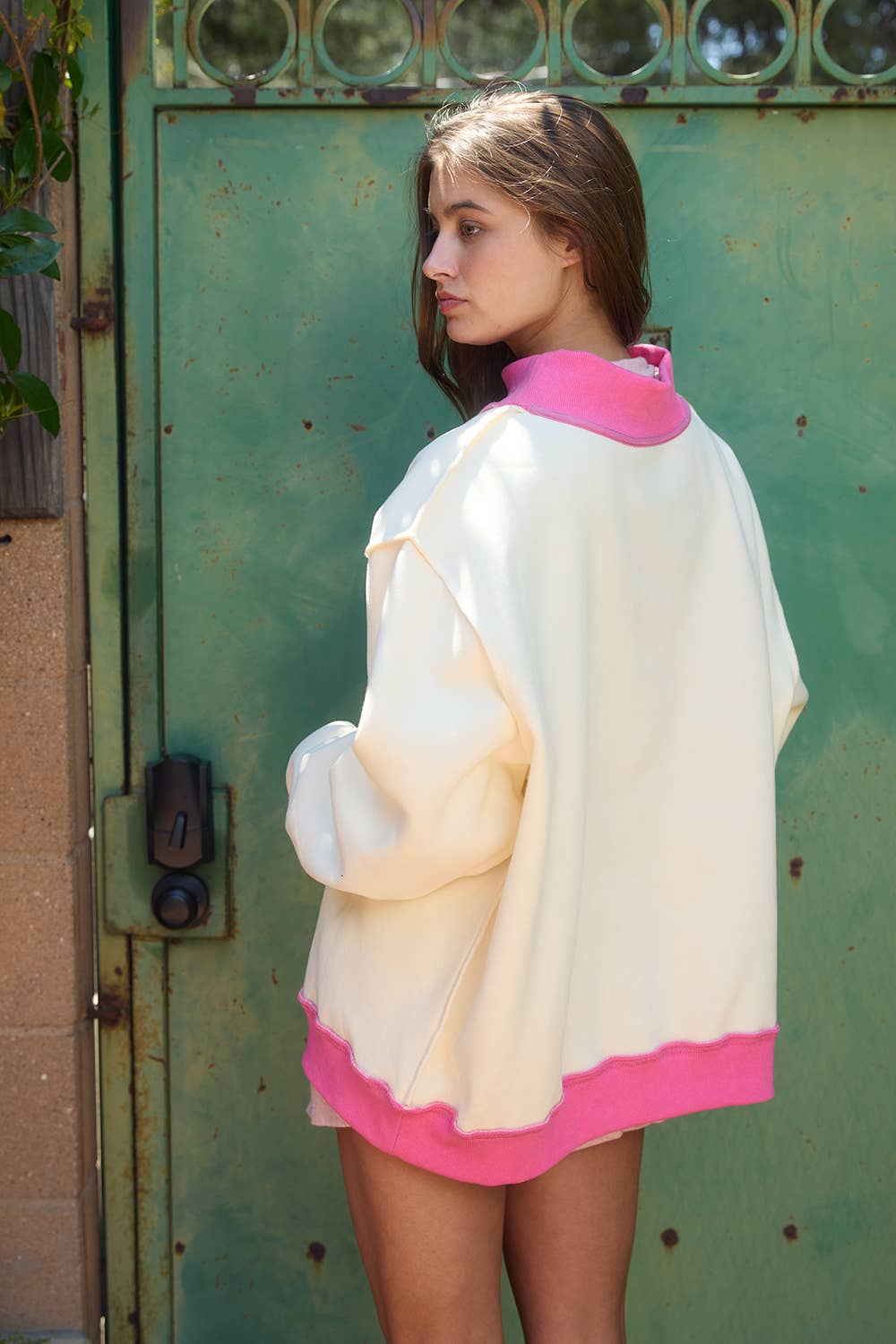 Saved by Grace Puff Print Sweatshirt