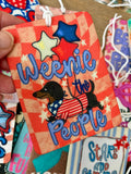 Weenie the people 4th of July car fresheners