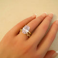 Oval Cut Ring Set Of 2