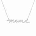 Mama Script Necklace