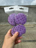 Purple Bow Car Coasters