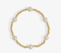 Gold Bracelet With Pearls