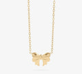 Gold Bow Necklace