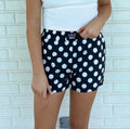 Black & White Polka Dot Shorts