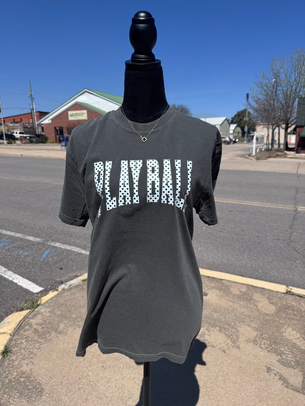 Play Ball Polka Dot Tee