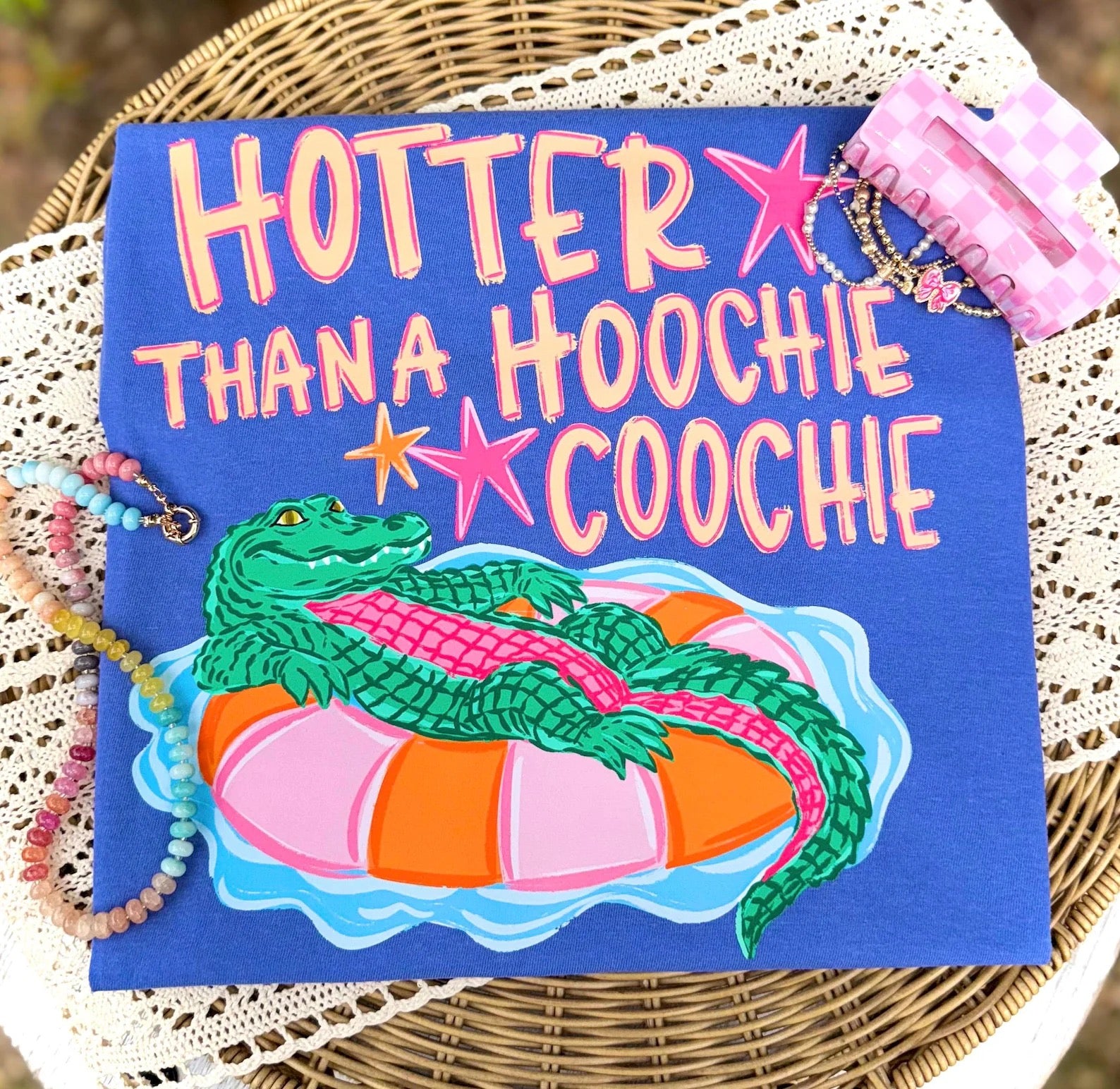 Hotter Than A Hoochie Coochie Gator Tee