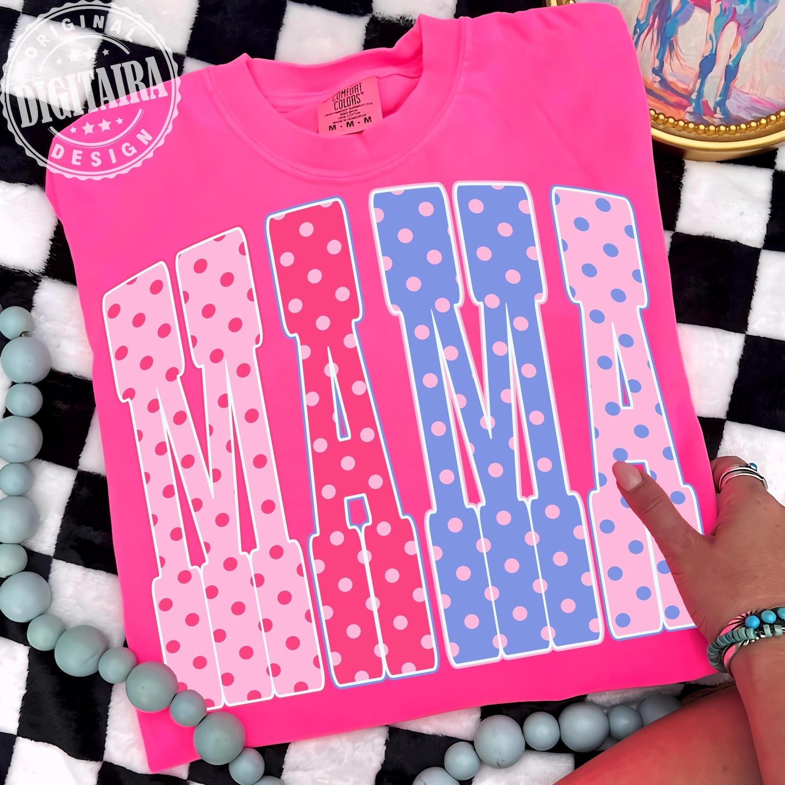 Polka Dot Mama Tee