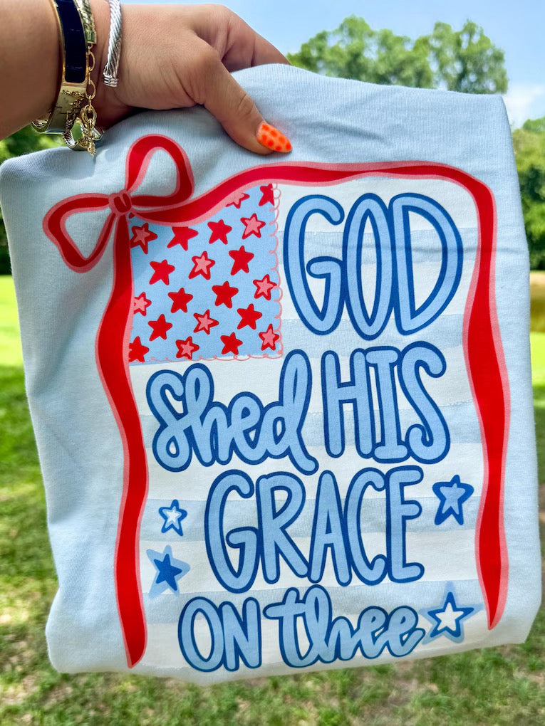 God Shed His Grace Tee