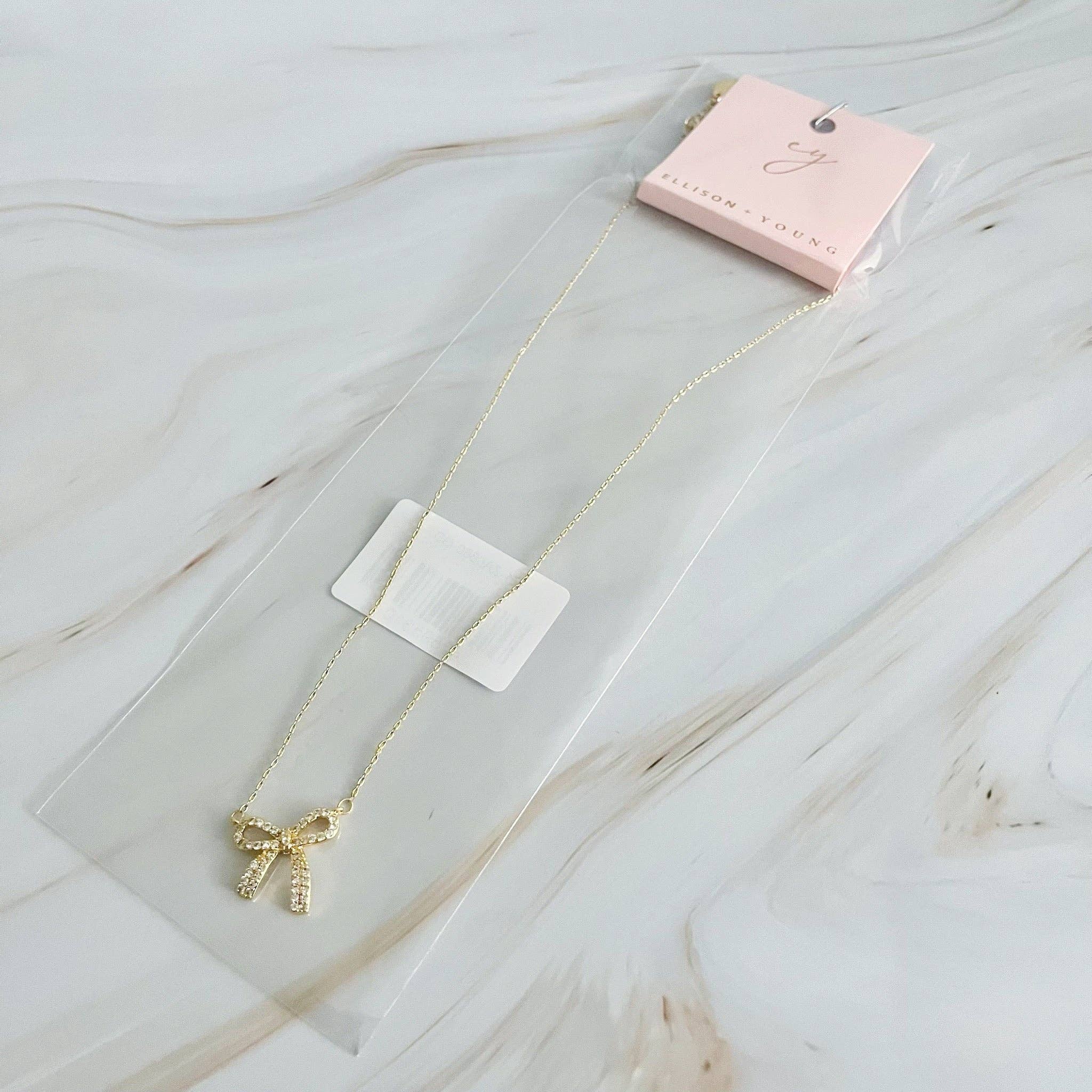 Simply Shine Bow Necklace