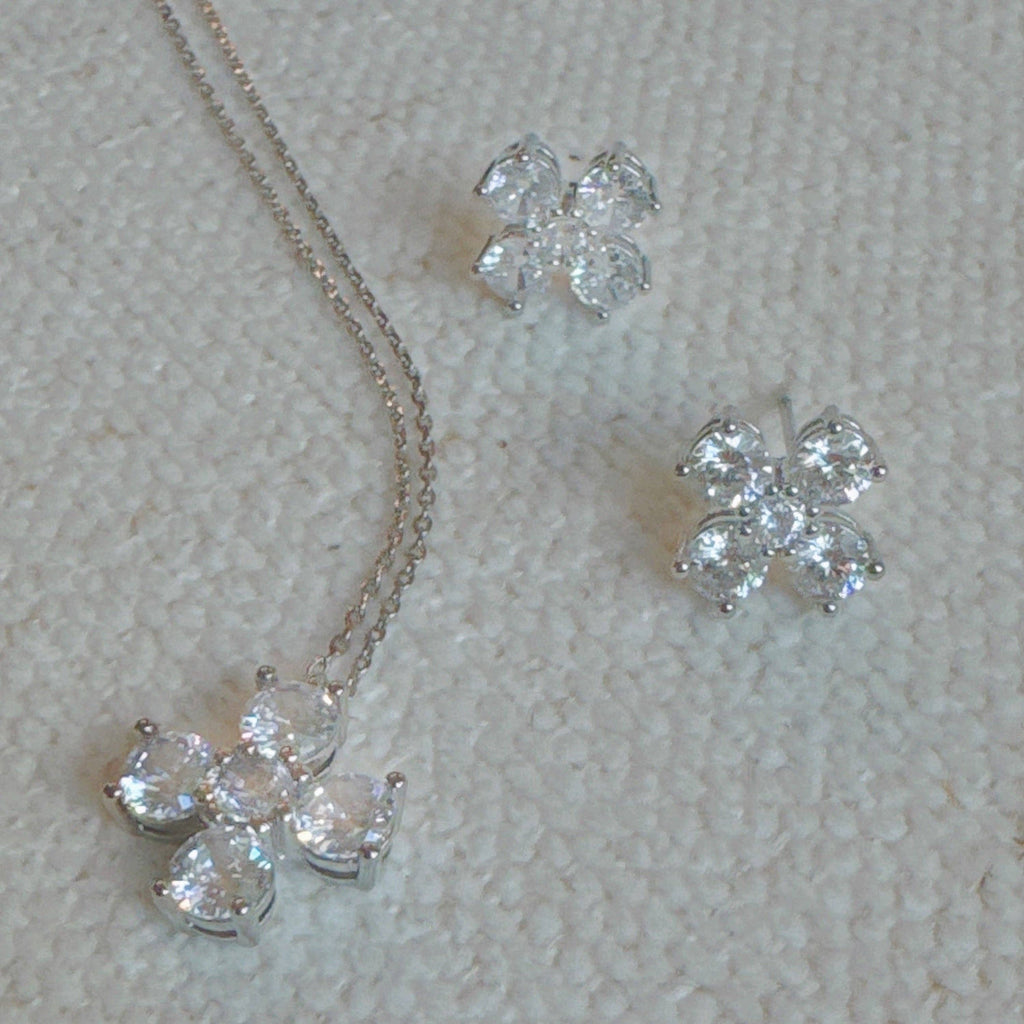 Sparkle Mini Cross Stud Earrings