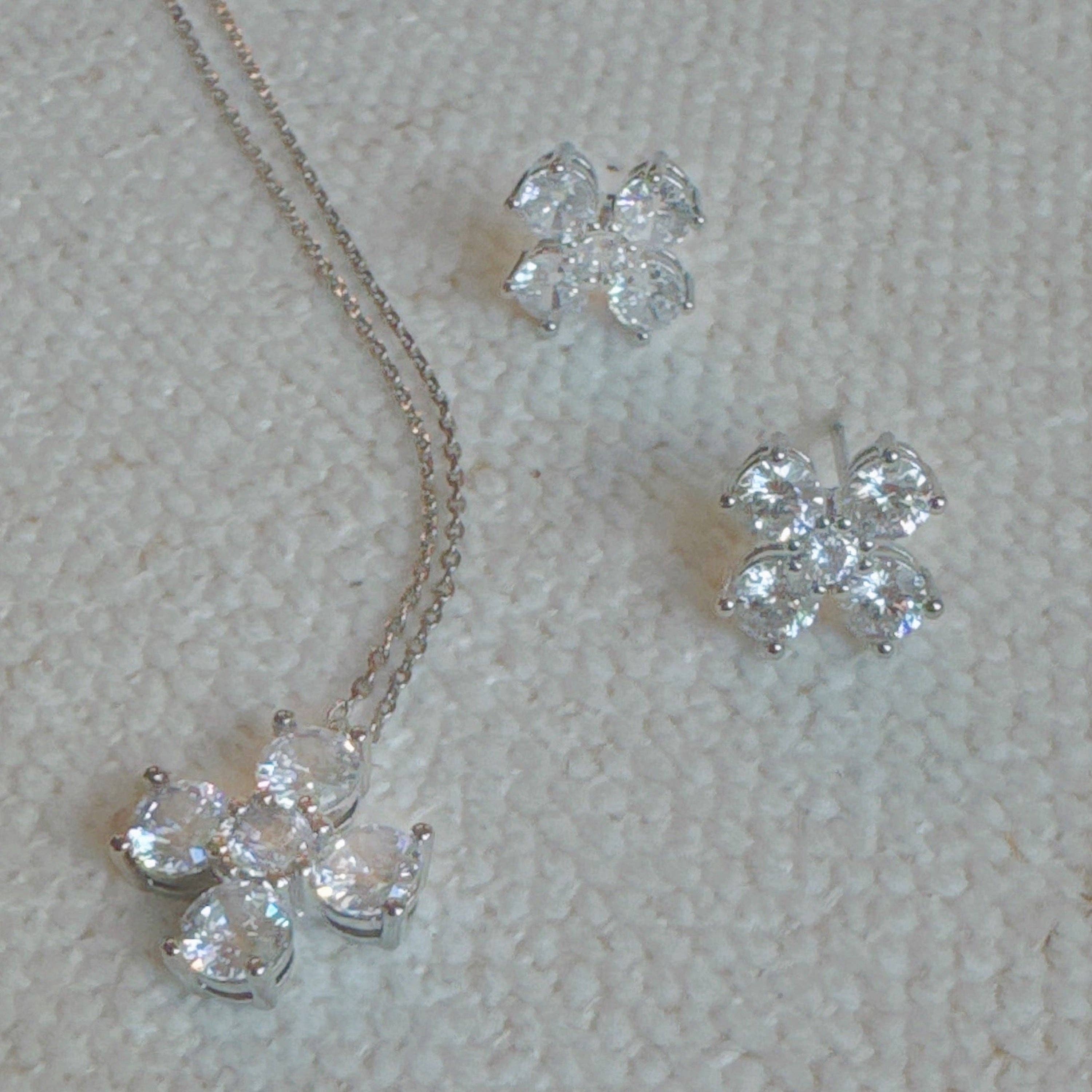 Sparkle Mini Cross Stud Earrings